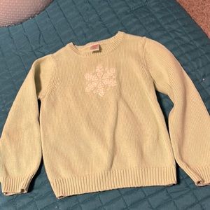 Gymboree Christmas snowflake sweater girls size 5-6